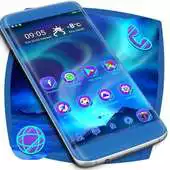 Free play online Purple An Blue Launcher APK
