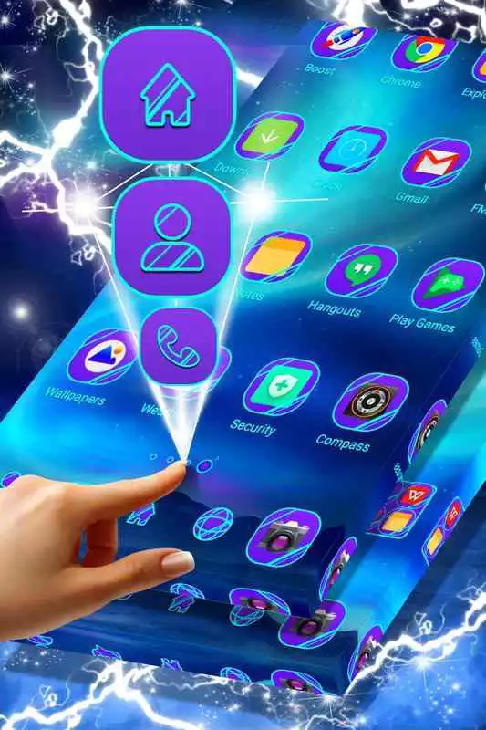 Play Purple An Blue Launcher