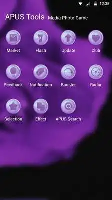 Play Purple-APUS Launcher theme Play Purple-APUS Launcher theme