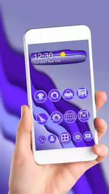Play Purple Brief Wave Theme