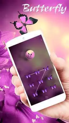 Play Purple butterfly Spring Theme