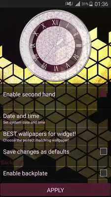 Play Purple Diamond Clock