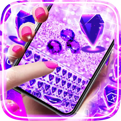 Play Purple Diamond Keyboard Theme APK Play Purple Diamond Keyboard Theme APK