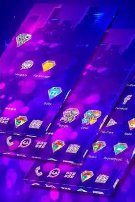 Play Purple Diamond Launcher