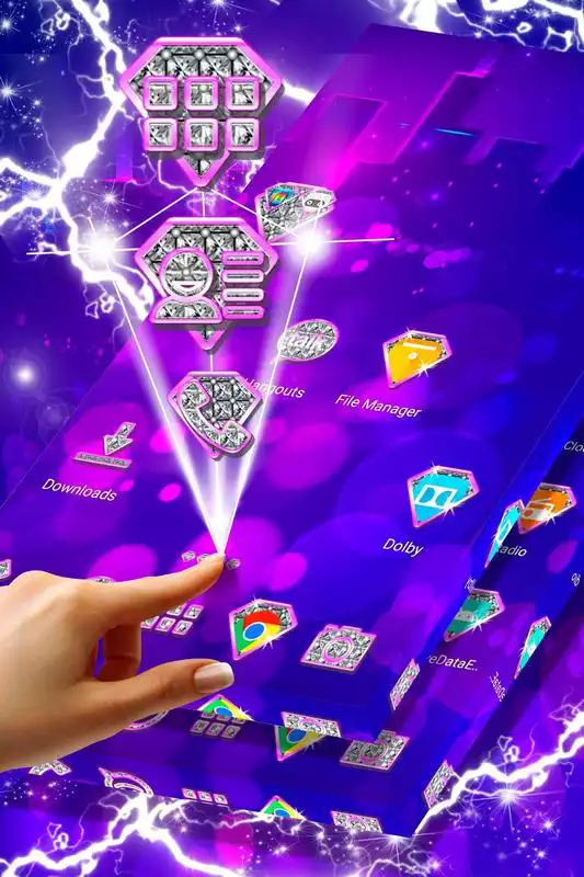 Play Purple Diamond Launcher