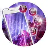 Free play online Purple Diamond luxury theme: glittering launcher APK Free play online Purple Diamond luxury theme: glittering launcher APK