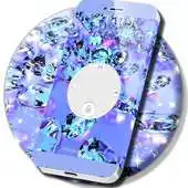 Free play online Purple Diamonds Locker Theme APK