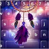 Free play online Purple Dream Catcher Keyboard Theme APK