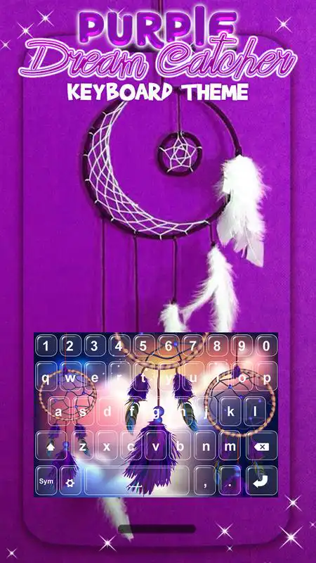 Play Purple Dream Catcher Keyboard Theme