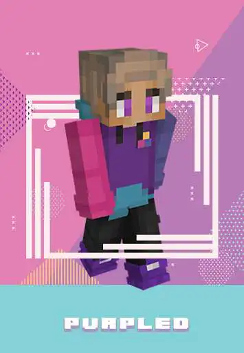 Play Purpled Skin For Minecraft  and enjoy Purpled Skin For Minecraft with UptoPlay