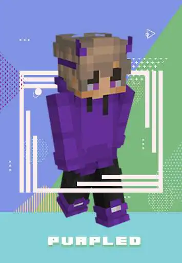 Play Purpled Skin For Minecraft as an online game Purpled Skin For Minecraft with UptoPlay