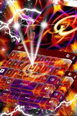 Play Purple Flames Keyboard Theme