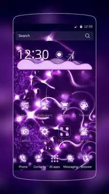 Play Purple Flower Shine Theme Play Purple Flower Shine Theme