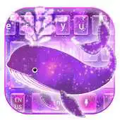 Free play online Purple Glitter starry Whale Keyboard Theme APK Free play online Purple Glitter starry Whale Keyboard Theme APK