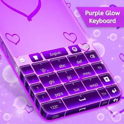 Play Purple Glow Keyboard Free
