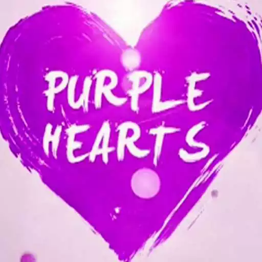 Free play online Purple Hearts wallpaper APK