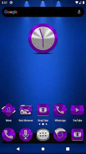 Play Purple Icon Pack as an online game Purple Icon Pack with UptoPlay
