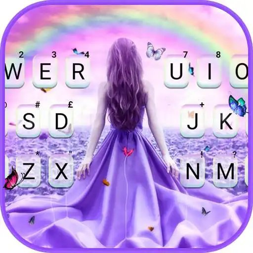 Play Purple Lavender Girl Keyboard Background APK Play Purple Lavender Girl Keyboard Background APK