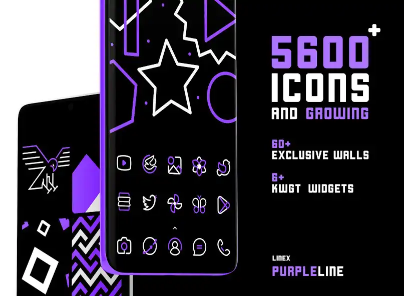 Play PurpleLine Icon Pack : LineX  and enjoy PurpleLine Icon Pack : LineX with UptoPlay