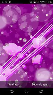 Play Purple Live Wallpaper