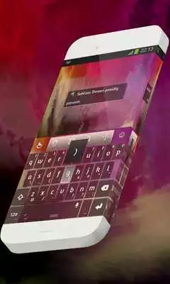 Play Purple mallow Keypad Skin