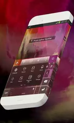 Play Purple mallow Keypad Skin