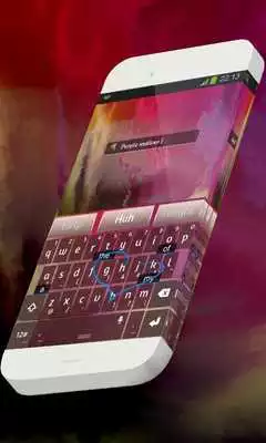 Play Purple mallow Keypad Skin