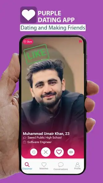 Play Purple: Meet and Chat App  and enjoy Purple: Meet and Chat App with UptoPlay