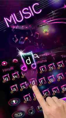 Play Purple Music Keyboard Theme