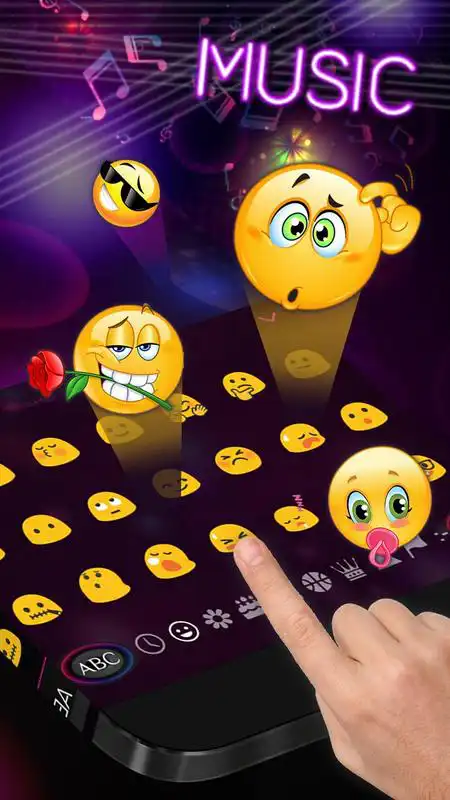 Play Purple Music Keyboard Theme