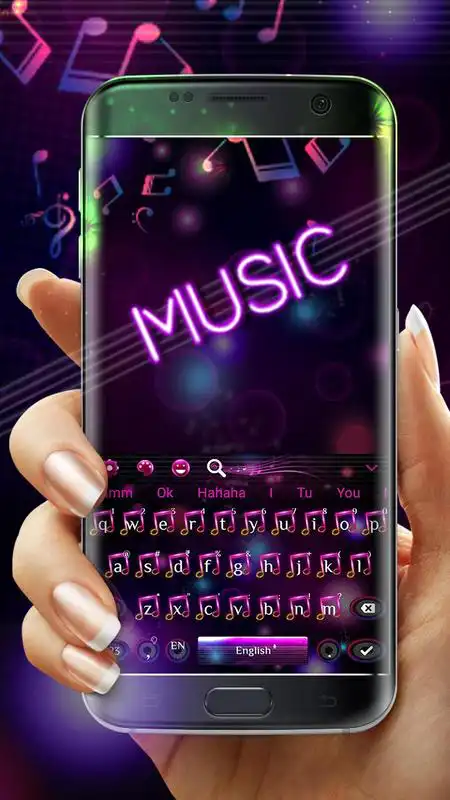 Play Purple Music Keyboard Theme