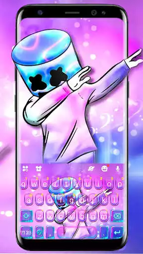 Play Purple Neon DJ Keyboard Theme  and enjoy Purple Neon DJ Keyboard Theme with UptoPlay