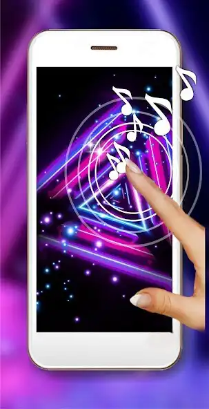 Play Purple Neon Live Wallpaper as an online game Purple Neon Live Wallpaper with UptoPlay