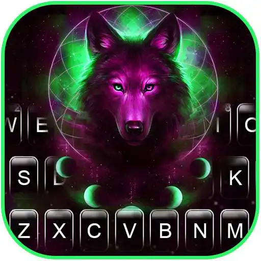 Play Purple Night Wolf Keyboard Background APK Play Purple Night Wolf Keyboard Background APK