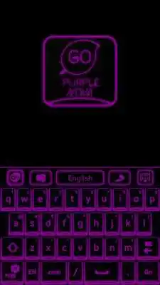 Play Purple Nova Go Keyboard