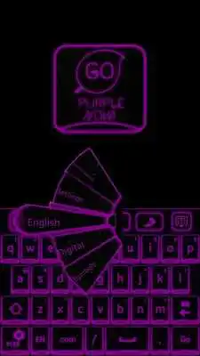 Play Purple Nova Go Keyboard