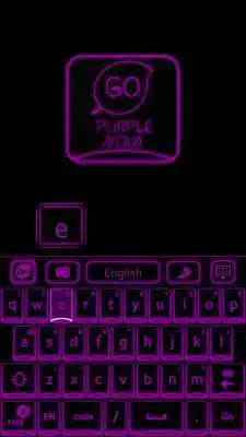 Play Purple Nova Go Keyboard