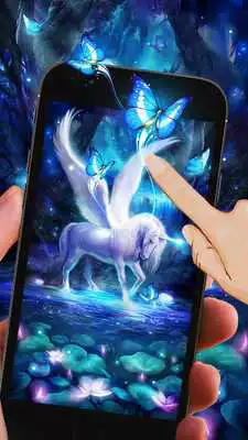 Play Purple Pegasus Live Wallpaper
