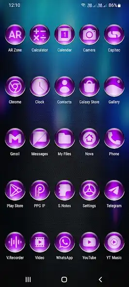 Play Purple Pixl Glass Icon Pack as an online game Purple Pixl Glass Icon Pack with UptoPlay