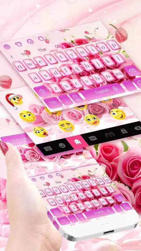 Play Purple Rose Keyboard Theme