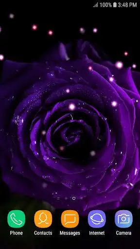 Play Purple Rose Live Wallpaper as an online game Purple Rose Live Wallpaper with UptoPlay