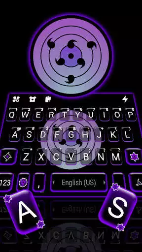 Play Purple Sharingan Background as an online game Purple Sharingan Background with UptoPlay