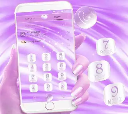 Play Purple Silk Elegant Girl Theme