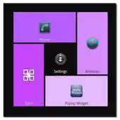 Free play online Purple theme for SquareHome APK