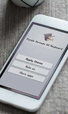 Play Purple threads Keyboard Skin Play Purple threads Keyboard Skin