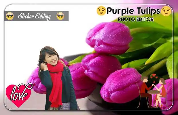 Play Purple Tulips Photo Editor