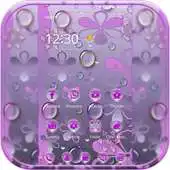 Free play online Purple Waterdrop Theme APK