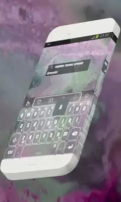 Play Purplish rain Keypad Skin