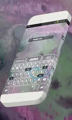 Play Purplish rain Keypad Skin