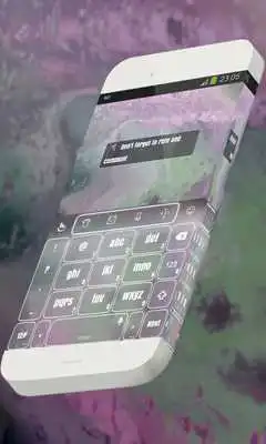 Play Purplish rain Keypad Skin